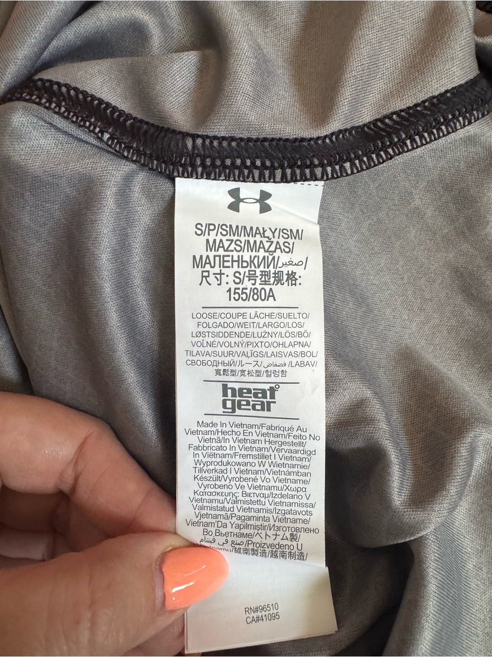 2-pc. Lot Under Armour Heatgear Loose Fit Size Small Athletic Shirts Bundle - Picture 10 of 12